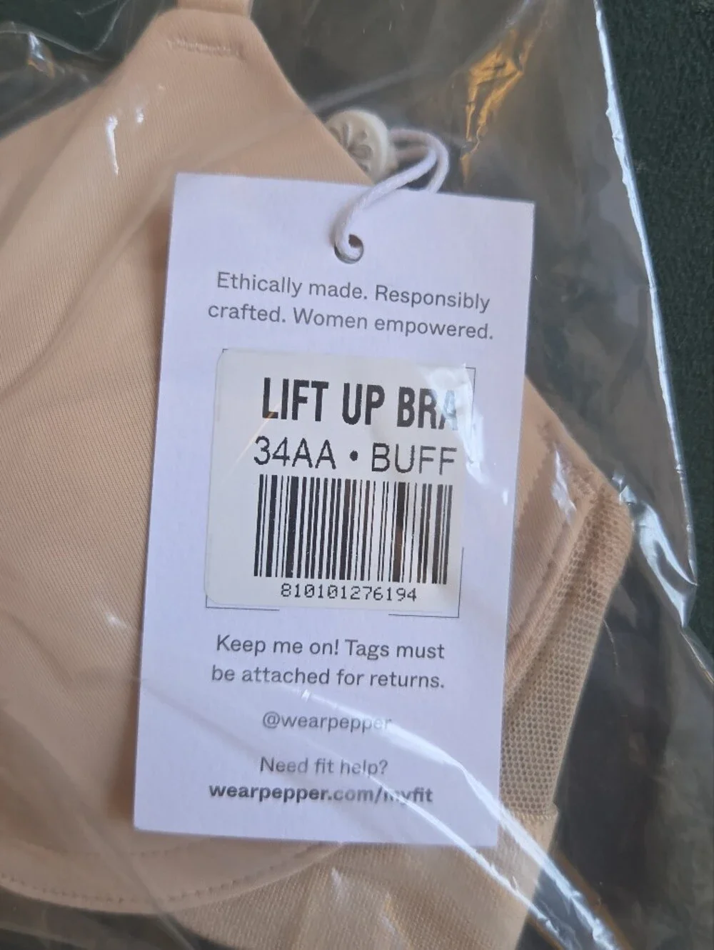 Pepper Lift Up Bra - Nude